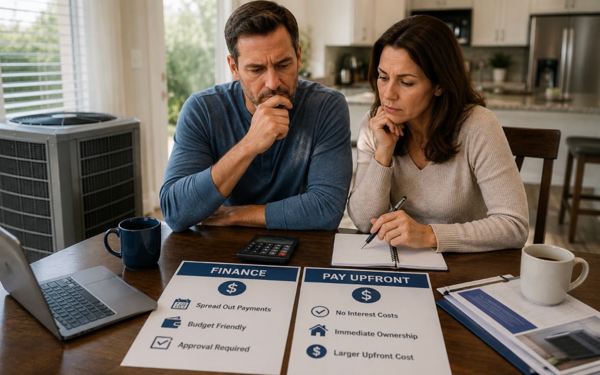 Can I Finance a Full AC Replacement After an Emergency Breakdown in Forney?
