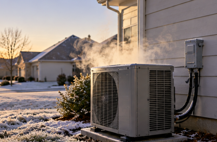Is It Normal for My Heat Pump to Blow Steam on a Cold Forney Morning?