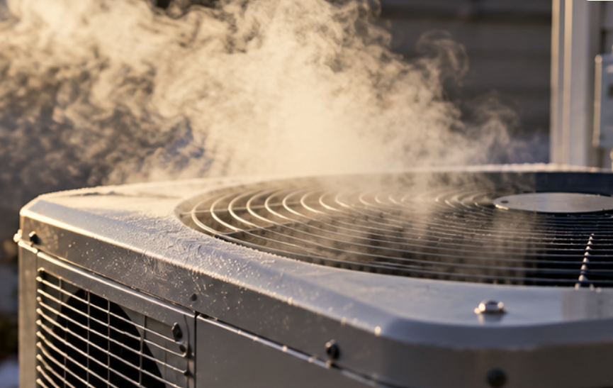 Is It Normal for My Heat Pump to Blow Steam on a Cold Forney Morning?