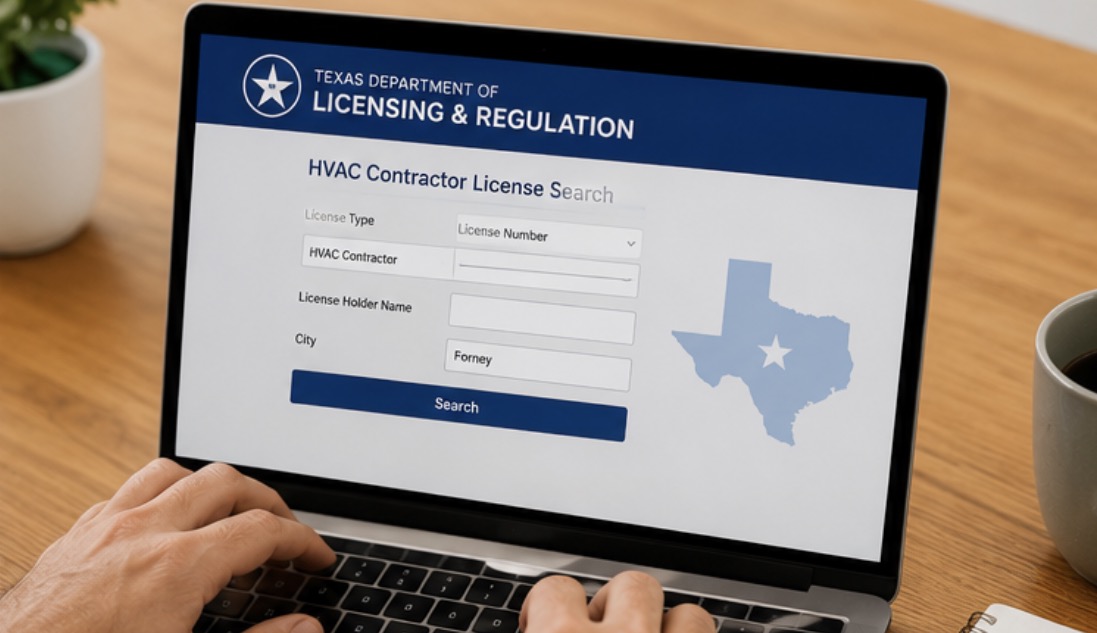 How Can Forney Homeowners Verify a Texas HVAC Contractor’s License?