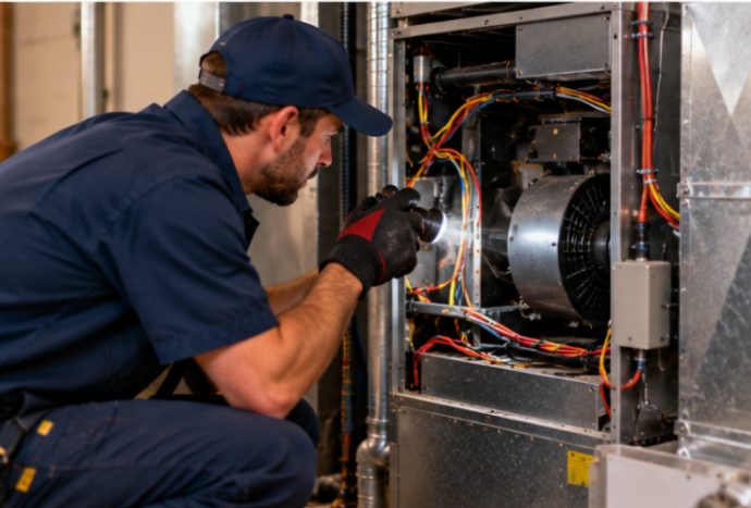 Why Does My Forney Heat Pump Smell Burnt When Heating Starts?